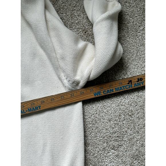 Woods & Gray Mens Sweater Cardigan Large Blue Knit Grandpa Outdoors VINTAGE - Picture 9 of 10